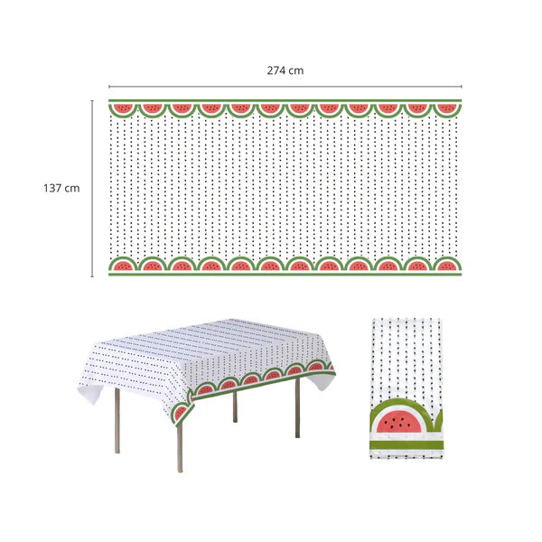 My Salah Mat - Ramadan and Eid - Table Cloth - watermelon