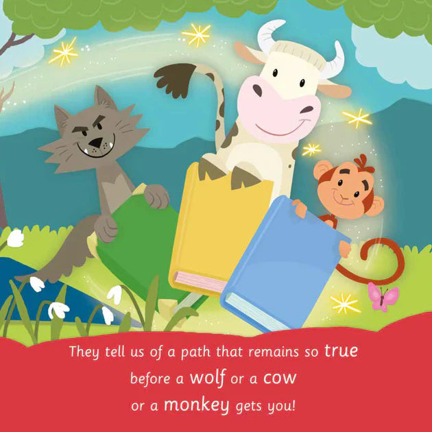 The Monkey, The Cow and the Wolf