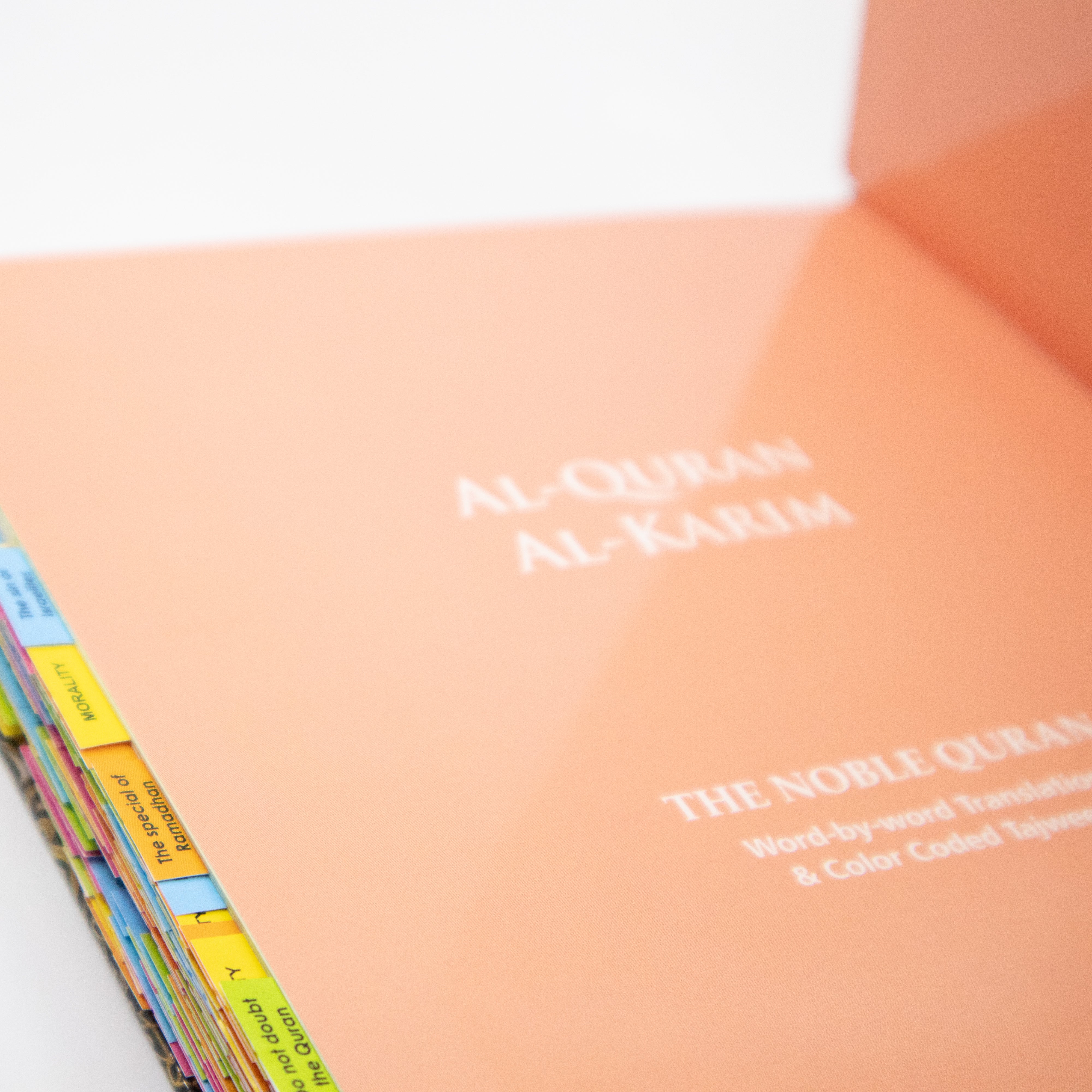 Medium B5 NEW with Tags Maqdis Quran - Word By Word English