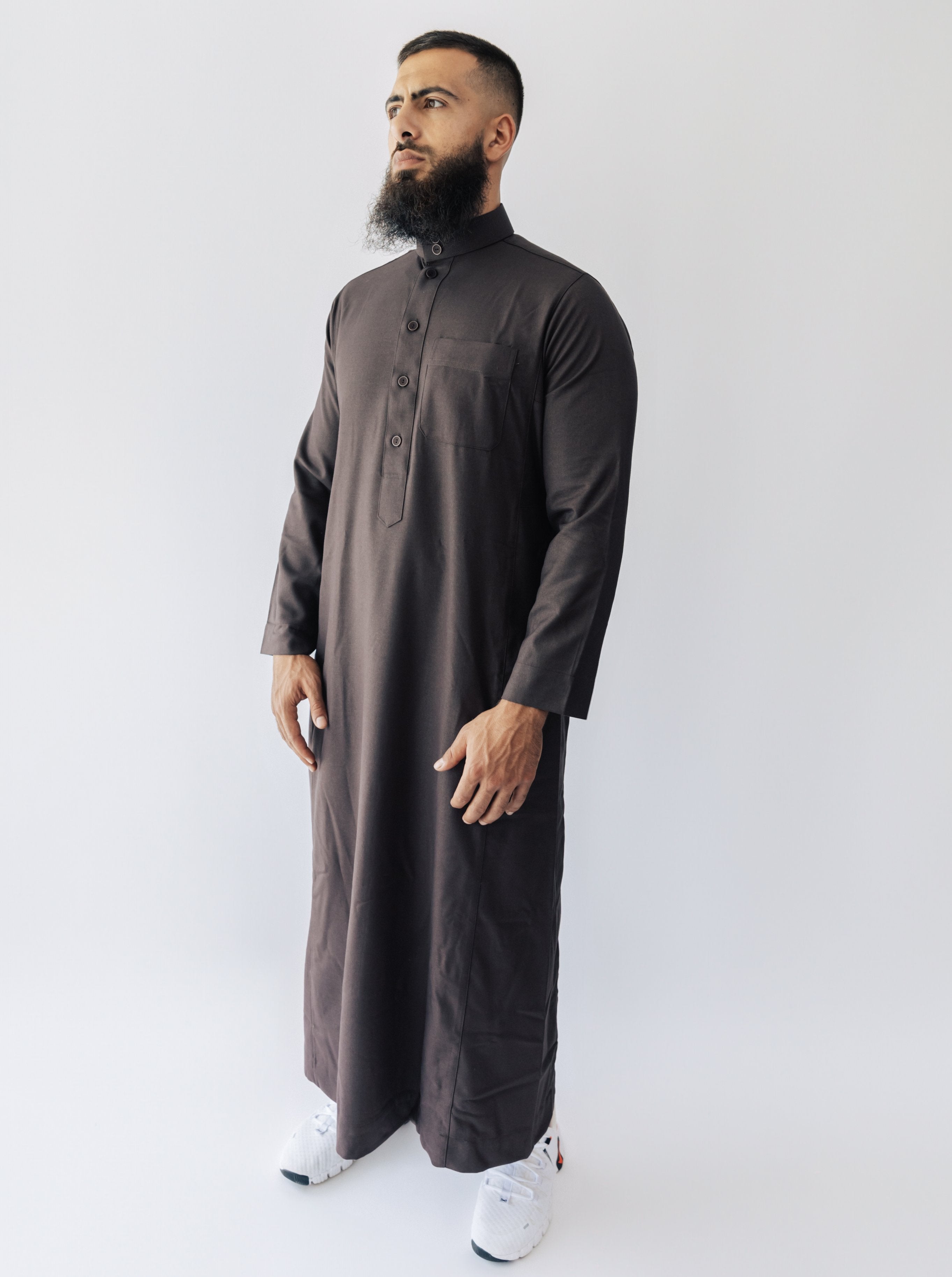 Daffah Thoub (ABAYA) - Dark Brown TR5