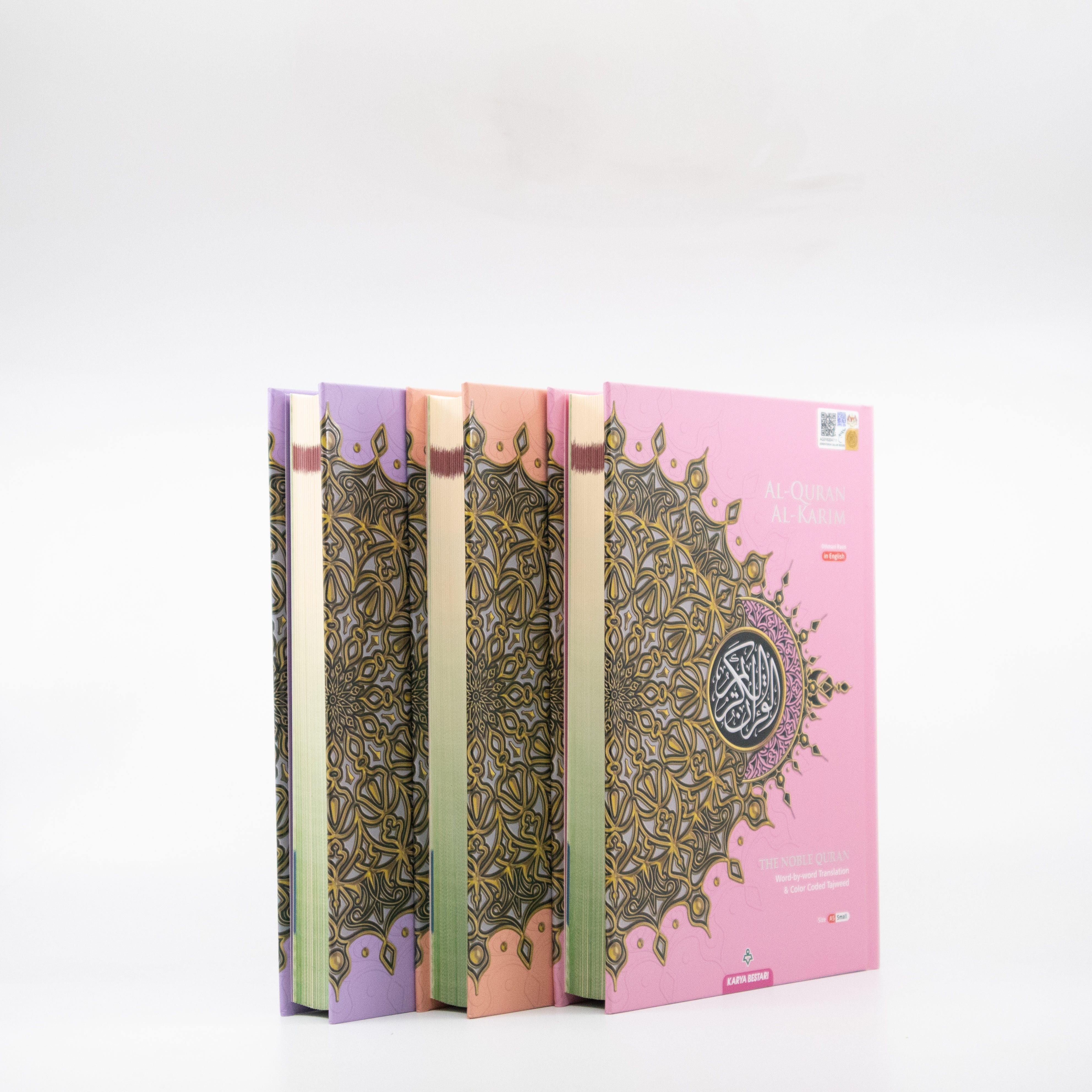 (Maqdis A5) NEW Al-Quran Word by Word Colour Coded Tajweed